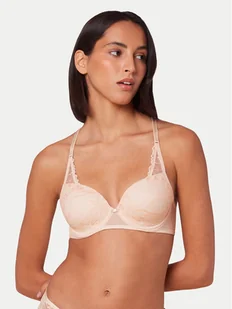 Triumph Biustonosz z fiszbiną Amourette Charm Delight 10217879 Beżowy - Biustonosze - miniaturka - grafika 1