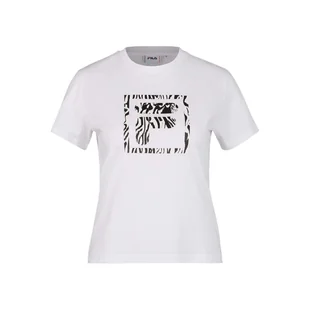 Damska Koszulka FILA BALE CROPPED TEE FAW0128-10001 – Biały - Koszulki i topy damskie - miniaturka - grafika 1