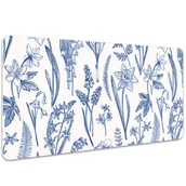 Podkładki na biurko - Podkładka mata ochrona biurka Leśne kwiaty 100x50cm, Dywanomat - miniaturka - grafika 1