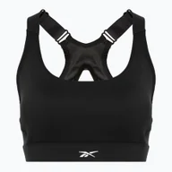 Bielizna sportowa damska - Biustonosz treningowy damski Reebok Lux High Impact black WYSYŁKA W 24H 30 DNI NA ZWROT - miniaturka - grafika 1