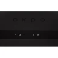 Okapy kuchenne - Okap Akpo WK-9 Crystal Royal Czarny 459.4m3/h 70dB Klasa C - miniaturka - grafika 1