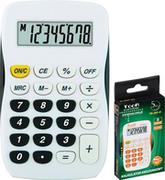Kalkulatory - TOOR Kalkulator kieszonkowy 8-pozycyjny TR-295-K - miniaturka - grafika 1