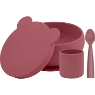Miseczki i talerzyki dla dzieci - Minikoioi BLW I Velvet Rose zestaw naczyń - miniaturka - grafika 1