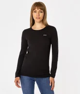 Koszulki i topy damskie - Longsleeve damski HELIA 1010 BLACK-L - miniaturka - grafika 1