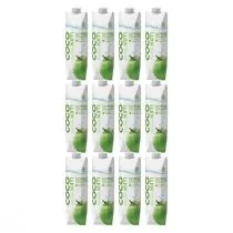 Cocoxim Naturalna woda kokosowa 100% Zgrzewka 12 x 1 l - Napoje roślinne - miniaturka - grafika 1