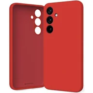 Etui i futerały do telefonów - Etui MERCURY Silicone do Samsung Galaxy S25 Czerwony - miniaturka - grafika 1