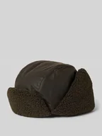 Czapki męskie - Czapka uszanka z woskowanej bawełny model ‘MORAR’ - miniaturka - grafika 1