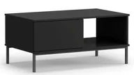 Ławy i stoliki kawowe - Stolik kawowy QUERTY Czarny LOFT Nowoczesny Do Salonu Pokoju QT-02 - miniaturka - grafika 1