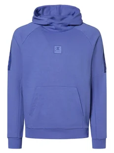 Champion Męski sweter z kapturem Mężczyźni niebieski jednolity, L - Swetry męskie - miniaturka - grafika 1