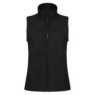 Regatta Professional Damska Kamizelka Softshell Flux Czarny, Rozmiar: 40 - Kamizelki damskie - miniaturka - grafika 1