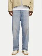 Spodnie męskie - Jack&Jones Jeansy Ron Original 12270071 Niebieski Baggy Fit - miniaturka - grafika 1