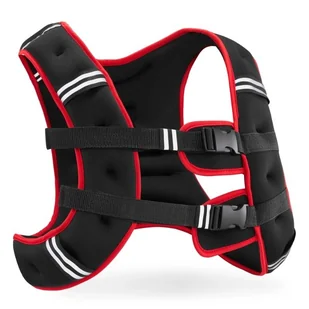 Kamizelka obciążeniowa do ćwiczeń 4FIZJO 10 kg - Hantle i ciężarki - miniaturka - grafika 1