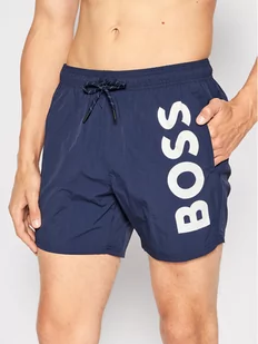 Boss Szorty kąpielowe Octopus 50469602 Granatowy Regular Fit - Kąpielówki męskie - miniaturka - grafika 1