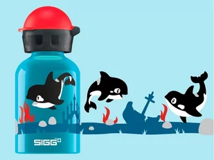 SIGG Bidon 0,3 l Orca Family 8623.50 - Bidony dla dzieci - miniaturka - grafika 1
