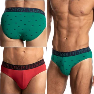 LAMA 1055SD slipy męskie dopasowane majtki BAWEŁNIANE 2-PAK - XXL - Majtki męskie - miniaturka - grafika 1