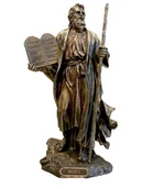 Figurki dekoracyjne - FIGURKA MOJŻESZ Z KAMIENNYMI TABLICAMI VERONESE 24,5 CM - miniaturka - grafika 1