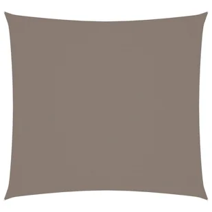 vidaXL Kwadratowy żagiel ogrodowy, tkanina Oxford, 5x5 m, taupe 135416 - Parasole ogrodowe - miniaturka - grafika 1