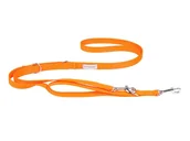 Smycze dla psów - Ami Play smycz regulowana 7w1 Samba M pomarańczowa - miniaturka - grafika 1