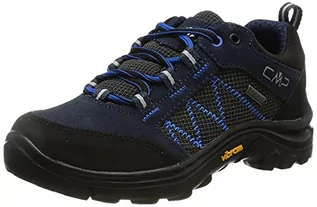Buty dla chłopców - CMP Unisex dziecięce buty trekkingowe Thiamat Low 2.0 Wp, black blue, 40 EU - grafika 1