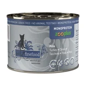 Mokra karma dla kotów - catz finefood monoproteinowa zooplus 6 x 200 g - Indyk - miniaturka - grafika 1