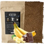 Cappuccino i kawy smakowe - Kawa Mielona smakowa Banan W Czekoladzie 1000G 1KG - miniaturka - grafika 1