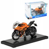 Samochody i pojazdy dla dzieci - KTM RC 390 model w skali 1:18 Maisto motocykl motor - miniaturka - grafika 1