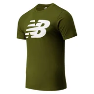 Koszulki sportowe męskie - Koszulka New Balance MT03919ARG - zielona - miniaturka - grafika 1