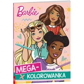 Literatura popularno naukowa dla młodzieży - Barbie Megakolorowanka - miniaturka - grafika 1