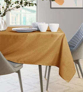 Obrus Empire Złoty Gładki Klasyczny 140x320 AmeliaHome - TCLOTH/AH/EMPIRE/HMD/GOLD/140X320 - Obrusy i serwetki - miniaturka - grafika 4