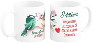 Kubek Dla Świadka Podziękowanie Z Imieniem - Gadżety dla niej i dla niego - miniaturka - grafika 1