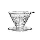 Zaparzacze i kawiarki - Dripper Timemore Crystal Eye Turbo PCTG 01 Clear - miniaturka - grafika 1