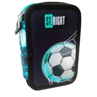 Piórniki - St. Majewski Piórnik potrójny z wyposażeniem PC5 Neon Football - miniaturka - grafika 1