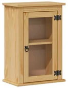 Szafki łazienkowe - Wisząca Szafka Łazienkowa Ze Szklanymi Drzwiczkami Z7-C11 - miniaturka - grafika 1