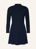 Sukienki - Tommy Hilfiger Sukienka Z Dżerseju Z Błyszczącą Przędzą blau - miniaturka - grafika 1