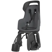 Foteliki rowerowe - Bobike Fotelik rowerowy GO mocowany do ramy macaron grey 5604415088100 - miniaturka - grafika 1