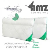 Poduszki - Poduszka mikrofibra ANATOMICZNA Z WAŁKIEM AMZ 50x60 - miniaturka - grafika 1