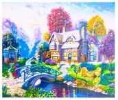 Malowanie po numerach - Norimpex Malowanie po numerach. Dom 40 x 50 cm - miniaturka - grafika 1