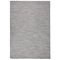 Dywany zewnętrzne - vidaXL Dywan zewnętrzny o płaskim splocie, 160x230 cm, brązowo-czarny - miniaturka - grafika 1