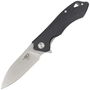 Nóż składany Bestech Beluga Black G10, Stonewashed / Satin D2 (BG11D-2) - Noże - miniaturka - grafika 1