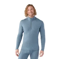 Bluzy narciarskie - Bluza męska Smartwool Classic Thermal Merino Base Layer 1/4 Zip Boxed - miniaturka - grafika 1