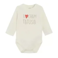 Body dla niemowląt - Body Dziewczęce Z Długim Rękawem Kocham Tatusia 74Cm Cool Club Outlet - miniaturka - grafika 1