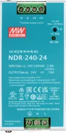 Inne akcesoria elektryczne - Mean Well ZASILACZ IMPULSOWY NDR-240-24 MEAN WELL - miniaturka - grafika 1