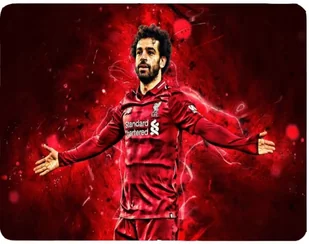 Podkładka pod myszkę Mohamed Salah + imię - Podkładki pod mysz - miniaturka - grafika 1