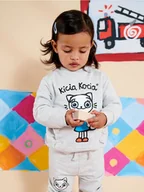 Swetry dla dziewczynek - Sinsay - Bluza Kicia Kocia - szary - miniaturka - grafika 1
