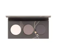 Akcesoria i kosmetyki do stylizacji brwi - HEAN - BROW PALETTE WITH LIGHTNING POWDER - Paletka do stylizacji brwi z cieniem rozświetlającym - SET 02 - DARK BLOND / BRUNETTE - 6 g - miniaturka - grafika 1