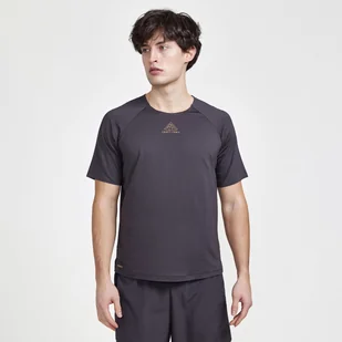 Męska Koszulka z krótkim rękawem CRAFT PRO TRAIL SS TEE M 1913152-992000 – Szary - Koszulki męskie - miniaturka - grafika 1