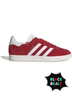 Trampki męskie - adidas Skórzane sneakersy "Gazelle" w kolorze czerwono-białym - miniaturka - grafika 1
