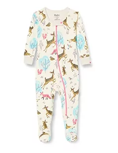 Hatley Organic Cotton Footed Sleepsuit piżamy dla dzieci i noworodka, Serene Forest, 6-9 mesi - Śpiochy dla niemowląt - miniaturka - grafika 1