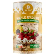 Pieczywo chrupkie - Carrefour Classic Wafle ryżowe z ziarnami słonecznika 100 g - miniaturka - grafika 1