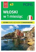 Książki do nauki języka włoskiego - Włoski w 1 miesiąc. Szybki kurs językowy z nagraniami mp3 - miniaturka - grafika 1
